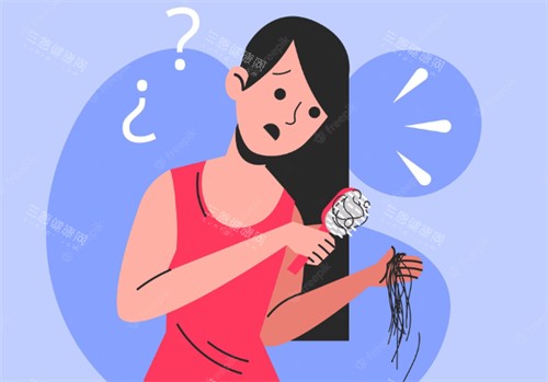 被脫發(fā)問(wèn)題困擾的人圖片