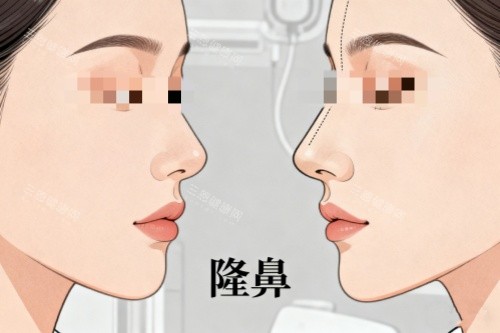 隆鼻前后對(duì)比圖一覽